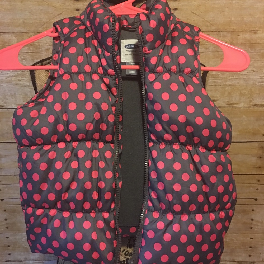 Old Navy Frost Free Girls Puffy Vest
